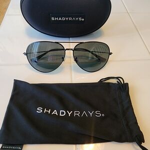 ShadyRays Black Aviator Sunglasses